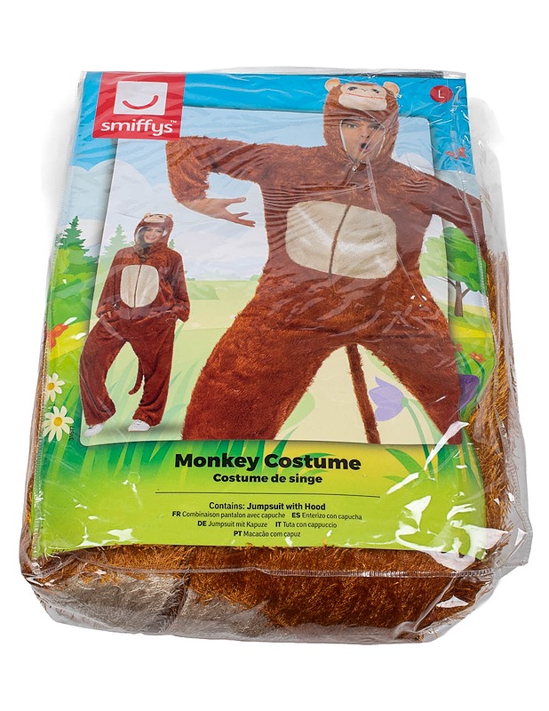 SMIFFYS Monkey Costume naamiaisasu, L - Asusteet - 10105468073 - 0