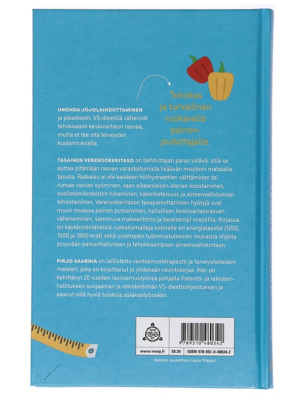 Tasapainota verensokeria ja laihdu - Pirjo Saarnia - Tietokirjat ja oppaat - 10105468104 - 1