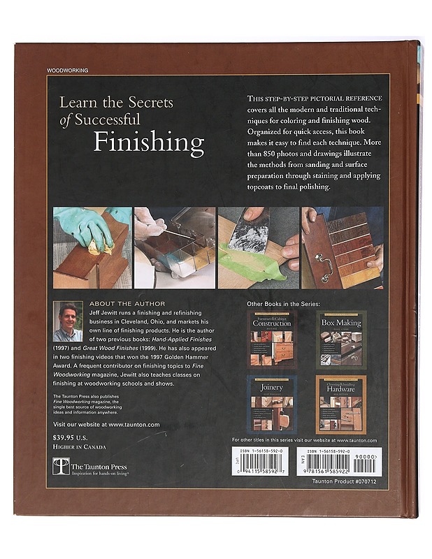 Taunton's complete illustrated guide to finishing - Jeff Jewitt - Tietokirjat ja oppaat - 10105468130 - 1