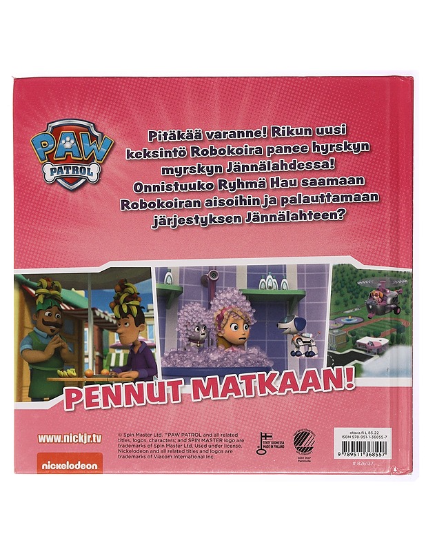 Paw Patrol: Pennut pelastavat robotin - Lastenkirjat - 10105468136 - 1