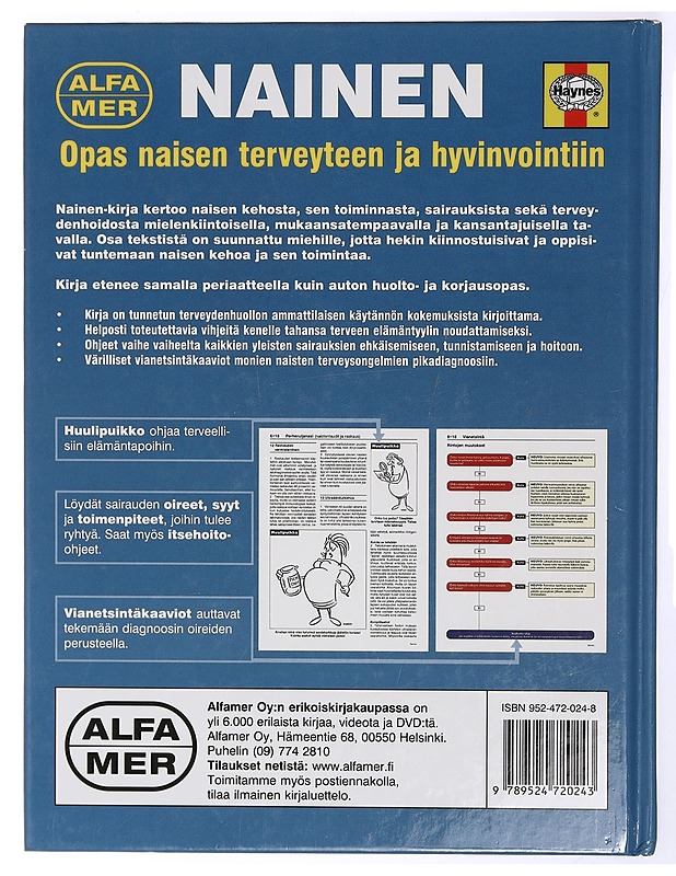 Nainen : kaikki mallit, muodot, koot ja värit : opas naisen terveyteen ja hyvinvointiin - Banks, Ian - Hyvinvointikirjat - 10105468221 - 1