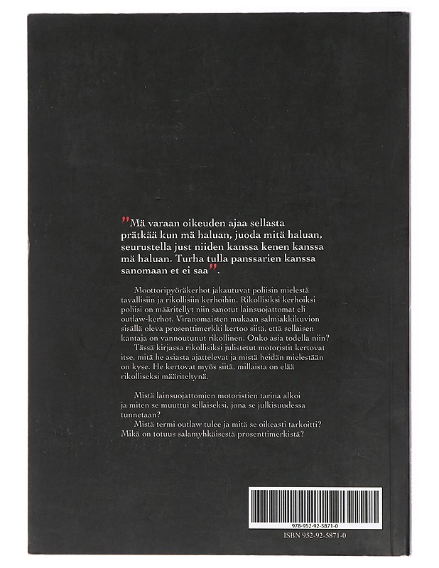 Lainsuojattomat : villiintynyt legenda - Sami Parkkonen - Tietokirjat ja oppaat - 10105468254 - 1