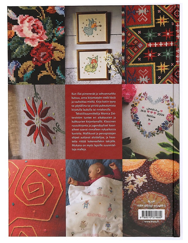 Kirjomalla kaunista : ideoita, malleja, ohjeita - Zetterström, Monica - Tietokirjat ja oppaat - 10105468248 - 1