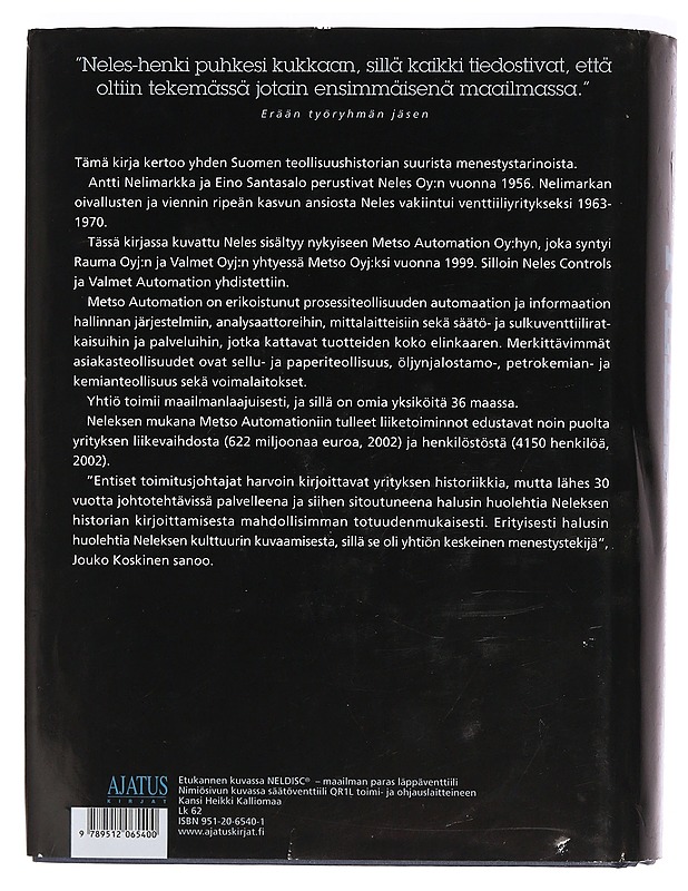 Neles : Nelimarkan oivalluksista maailmanmaineeseen - Jouko Koskinen - Historiakirjat - 10105468298 - 1
