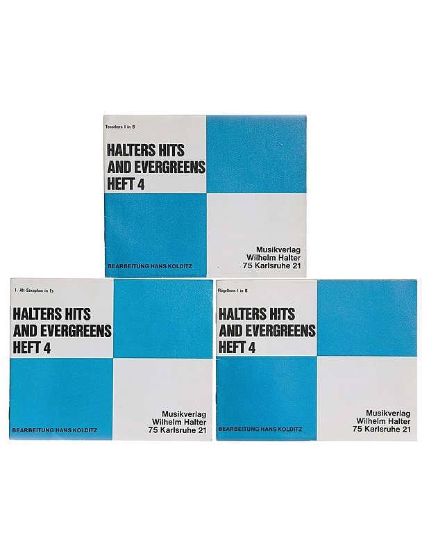 Halters Hits and Evergreens 4 - Kolditz, Hans - Musiikki- ja elokuvakirjat - 10105468333 - 0