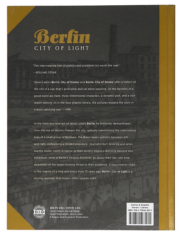 Berlin. Book three, City of light - Lutes, Jason - Sarjakuvat - 10105468346 - 1