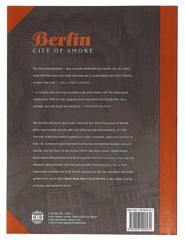 Berlin. City of Smoke. Book Two - Jason Lutes - Sarjakuvat - 10105468366 - 1