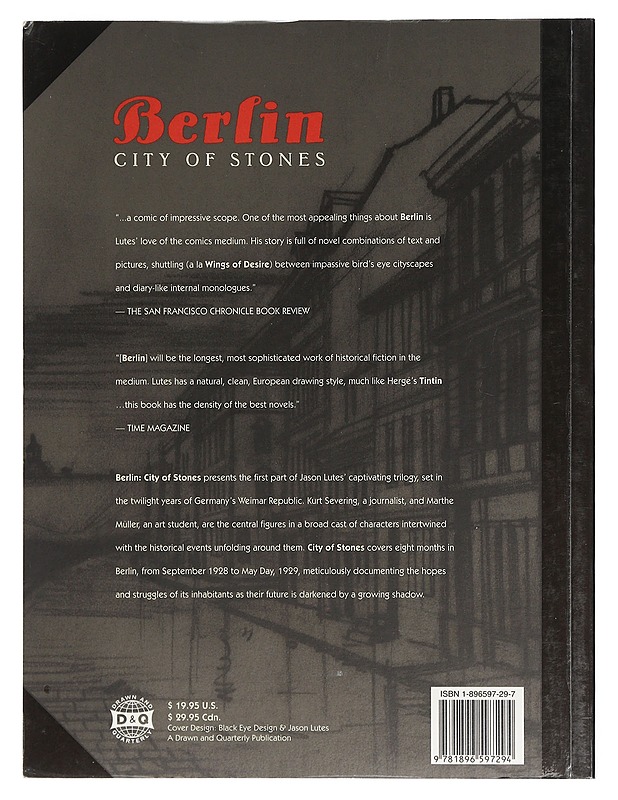 Berlin : a work of fiction. [Book one], City of stones - Lutes, Jason - Sarjakuvat - 10105468375 - 1