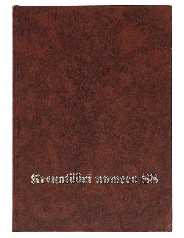 Krenatööri numero 88 - Aune Kivioja - Elämäkerrat ja muistelmat - 10105468442 - 0