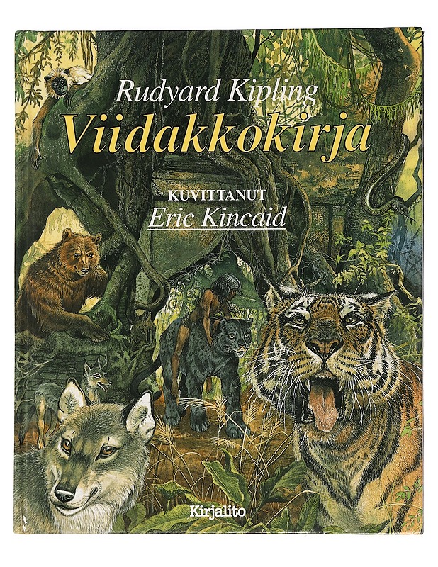 Viidakkokirja - Kipling, Rudyard  - Lastenkirjat - 10105468443 - 0
