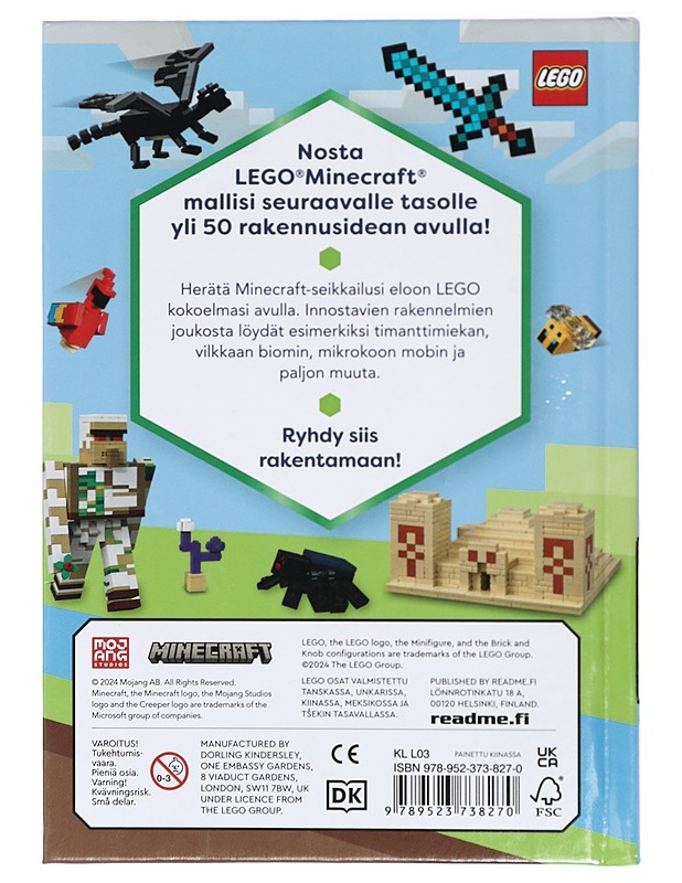 LEGO Minecraft : ideakirja - Blais, Alexander - Lastenkirjat - 10105468452 - 1