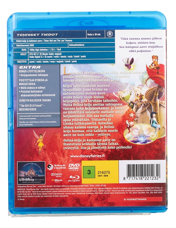 Helinä-Keiju Ja Kadonnut Aarre - Blu-Ray - Blu-ray-levyt - 10105468505 - 1