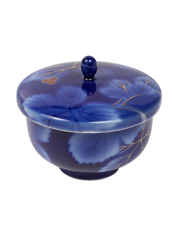 Kuvioitu teekannu ja 5 kuppia kannella - Tarjoiluastiat - 10105468511 - 3