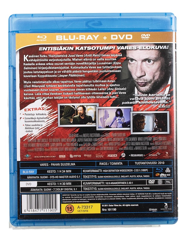 Vares: Pahan Suudelma - Blu-Ray + DVD - DVD-elokuvat - 10105468510 - 1