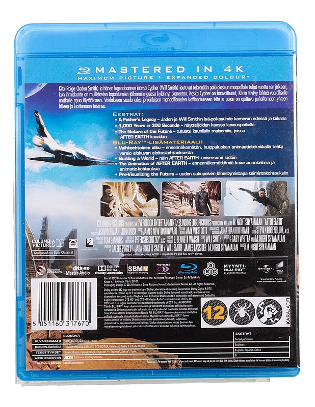 After Earth - Blu-Ray - Blu-ray-levyt - 10105468524 - 1