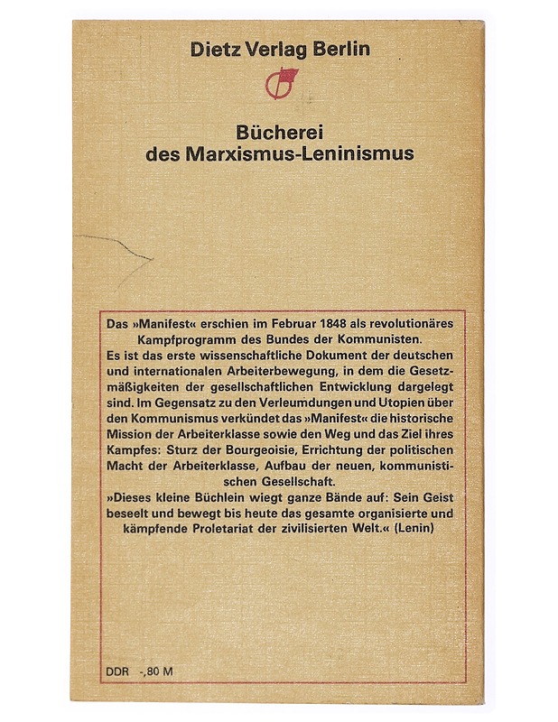 Manifest der Kommunistischen Partei - Karl Marx, Friedrich Engels - Tietokirjat ja oppaat - 10105468556 - 1