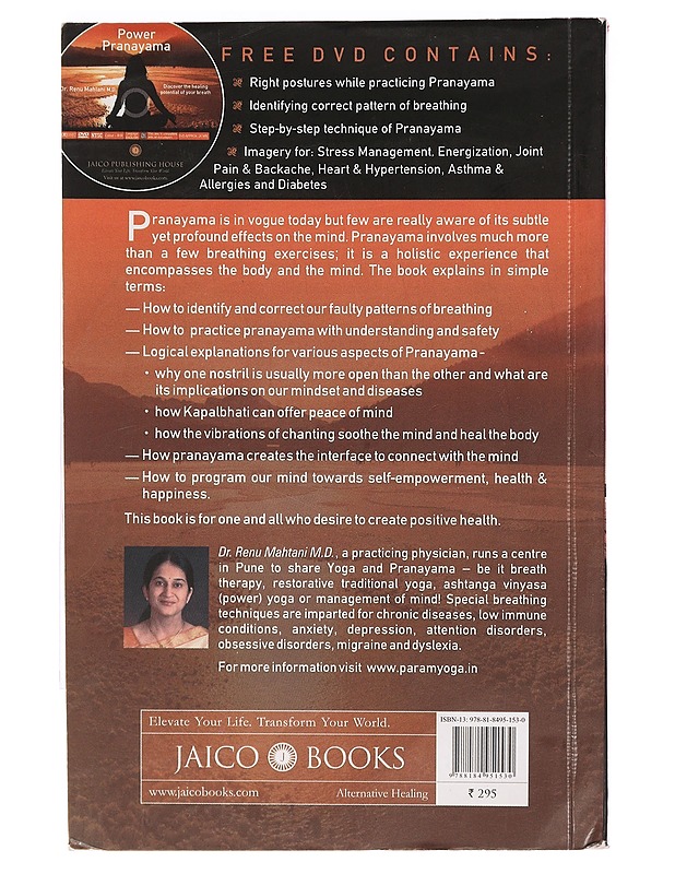 Power Pranayama - Dr. Renu Mahtani - Hyvinvointikirjat - 10105468558 - 1