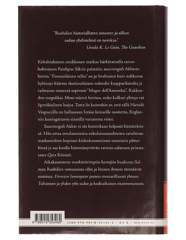 Firenzen lumoojatar - Rushdie, Salman - Historiakirjat - 10105468583 - 1