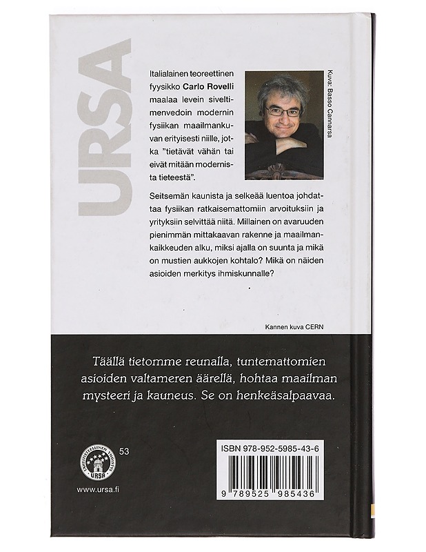 Seitsemän lyhyttä luentoa fysiikasta - Rovelli, Carlo - Tietokirjat ja oppaat - 10105468609 - 1
