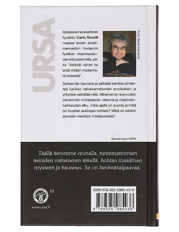Seitsemän lyhyttä luentoa fysiikasta - Rovelli, Carlo - Tietokirjat ja oppaat - 10105468611 - 1