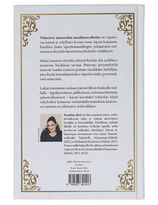 Viimeisen munasolun maailmanvalloitus : silmiä avaava tarina lapsettomuudesta - Rasaliina Jänö - Elämäkerrat ja muistelmat - 10105468616 - 1