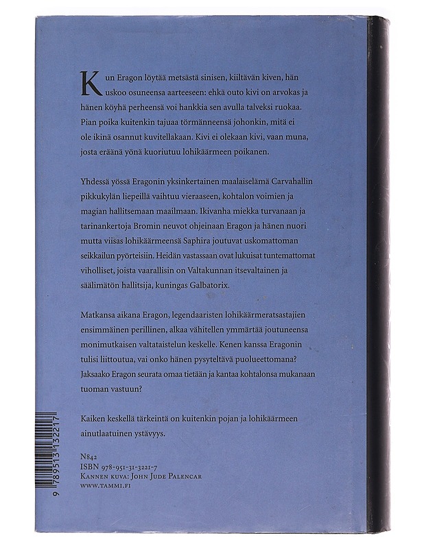 Eragon - Paolini, Christopher - Fantasia- ja scifi - 10105468620 - 1