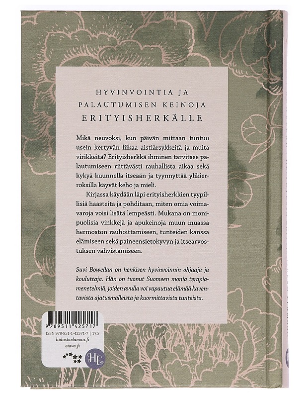 Helpotusta erityisherkän elämään - Suvi Bowellan - Tietokirjat ja oppaat - 10105468629 - 1