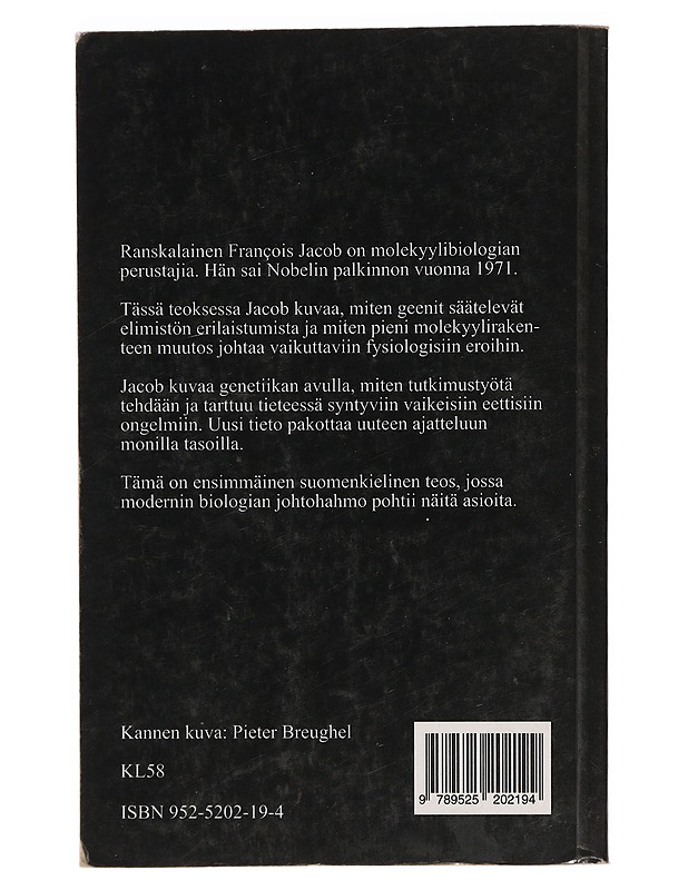 Kärpänen, hiiri ja ihminen - Jacob, Francois - Tietokirjat ja oppaat - 10105468648 - 1