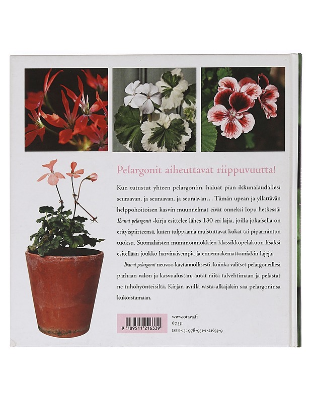 Ihanat pelargonit - Rosén, Susanna - Puutarha- ja remontointikirjat - 10105468654 - 1