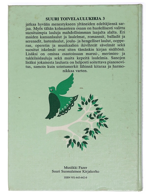 Suuri toivelaulukirja. 3 - Vuoristo, Aapeli - Joulukirjat - 10105468667 - 1