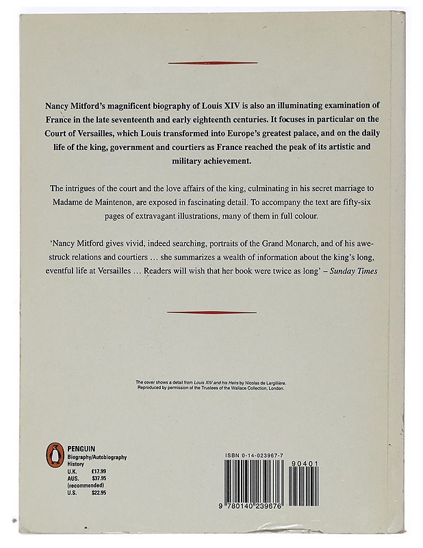 The Sun King - Nancy Mitford - Elämäkerrat ja muistelmat - 10105468673 - 1