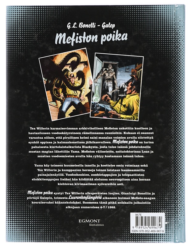 Mefiston poika - Bonelli, Gianluigi - Sarjakuvat - 10105468687 - 1
