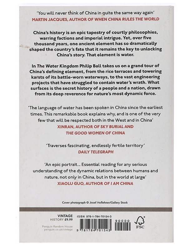 The water kingdom : a secret history of China - Philip Ball - Historiakirjat - 10105468704 - 1