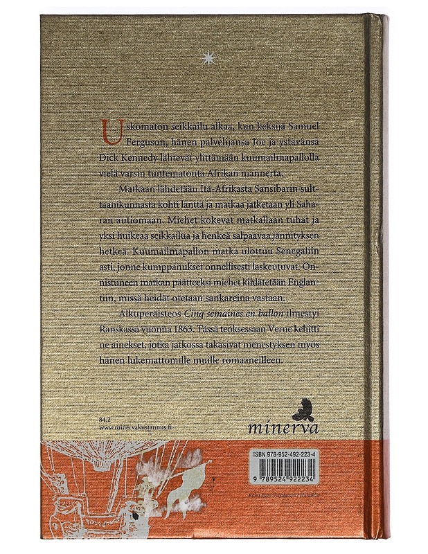 Kuumailmapallolla Afrikan halki - Verne, Jules - Nuorten kirjat - 10105468738 - 1