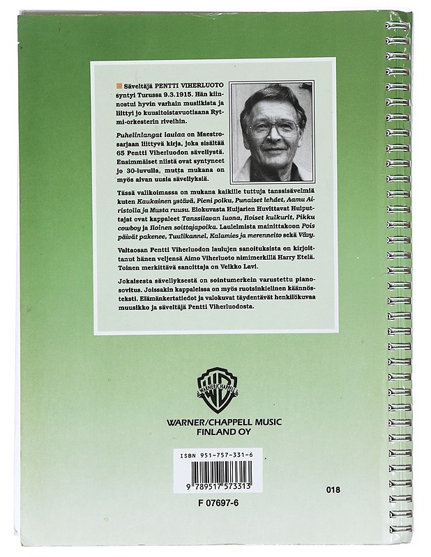 Puhelinlangat laulaa - Viherluoto, Pentti - Tietokirjat ja oppaat - 10105468767 - 1