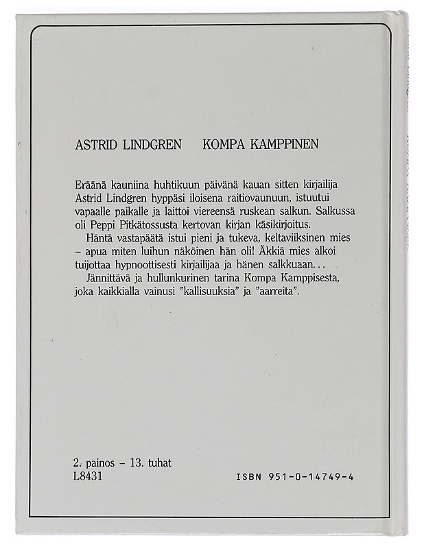 Kompa Kamppinen - Lindgren, Astrid - Lastenkirjat - 10105468776 - 1