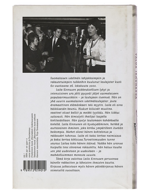 Valoa ikkunassa : Laila Kinnunen - Reijo Ikävalko - Elämäkerrat ja muistelmat - 10105468778 - 1