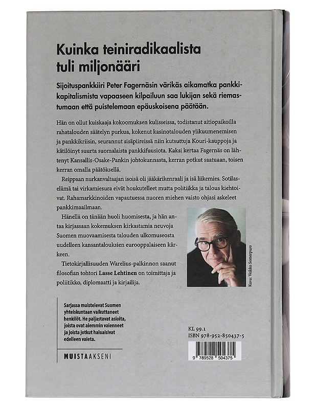 Kansallisporvari Peter Fagernäs - Lasse Lehtinen - Elämäkerrat ja muistelmat - 10105468783 - 1