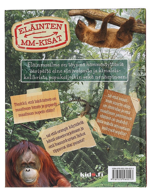 Eläinten MM-kisat - De la Bédoyère, Camilla - Tietokirjat ja oppaat - 10105468795 - 1