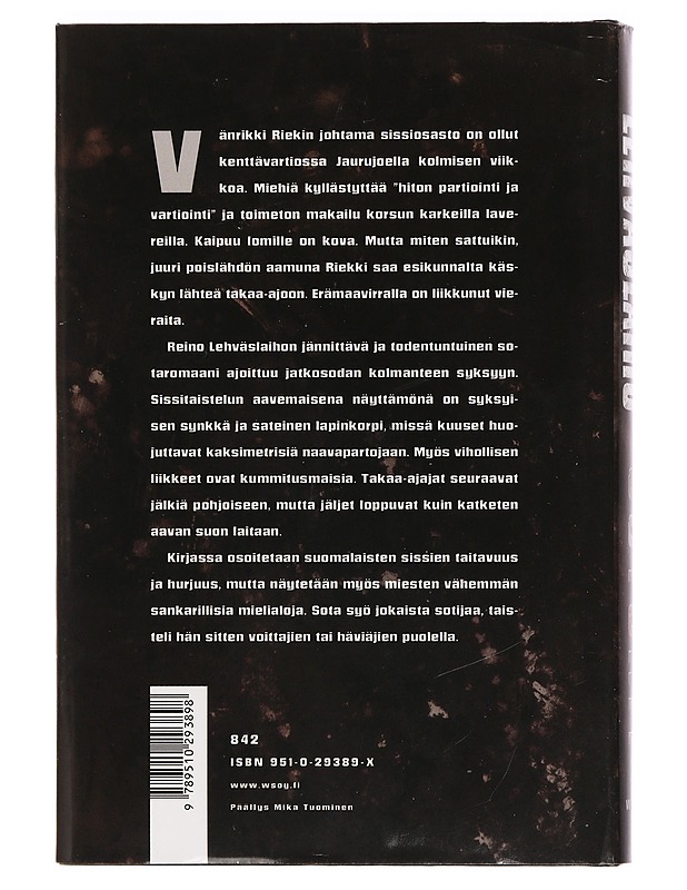 Soturit - Reino Lehväslaiho - Romaanit ja novellit - 10105468792 - 1