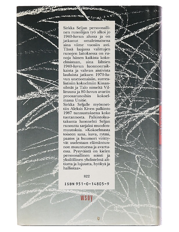 Aurinko on tallella : valitut runot 1942-1985 - Sirkka Selja - Runot ja näytelmät - 10105468801 - 1