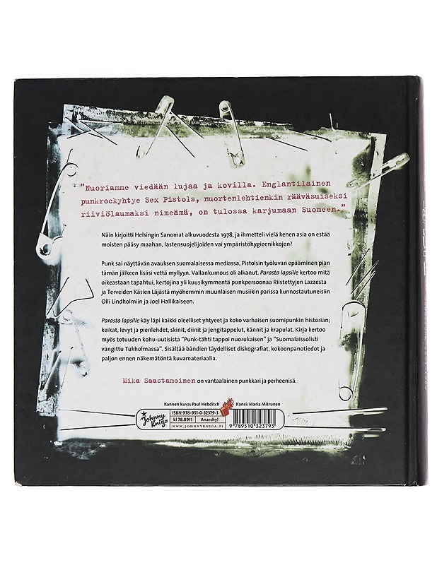 Parasta lapsille : Suomipunk 1977-1984 - Saastamoinen, Mika - Elämäkerrat ja muistelmat - 10105468826 - 1