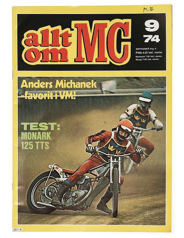 Allt om MC 9/1974 - Lehdet - 10105468835 - 0