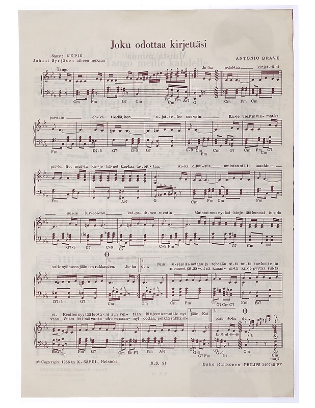 Tango meille kahdelle - Punta, Pedro de - Musiikki- ja elokuvakirjat - 10105468856 - 1