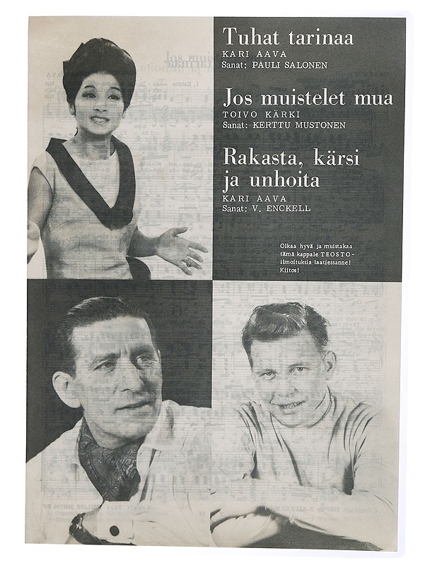 Tuhat tarinaa - Musiikki- ja elokuvakirjat - 10105468863 - 0