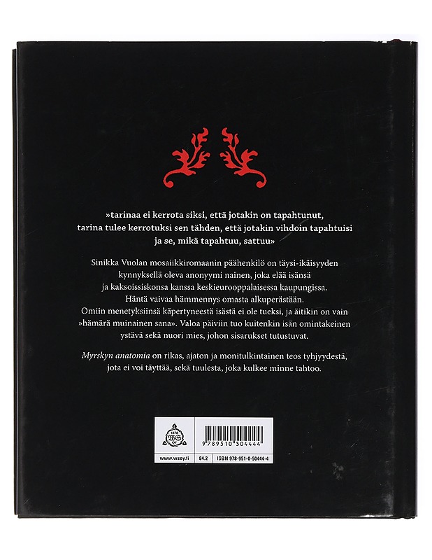Myrskyn anatomia - Vuola, Sinikka - Romaanit ja novellit - 10105468864 - 1