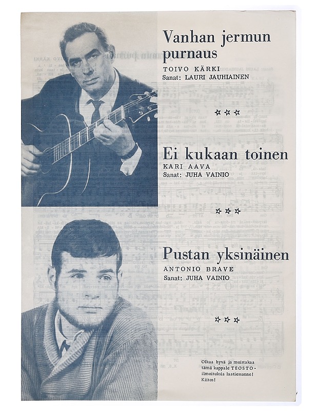 Vanhan jermun purnaus - Toivo Kärki - Musiikki- ja elokuvakirjat - 10105468866 - 0