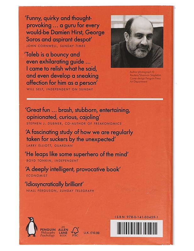 The Black Swan : the Impact of the Highly Improbable - Taleb, Nassim Nicholas - Tietokirjat ja oppaat - 10105468871 - 1