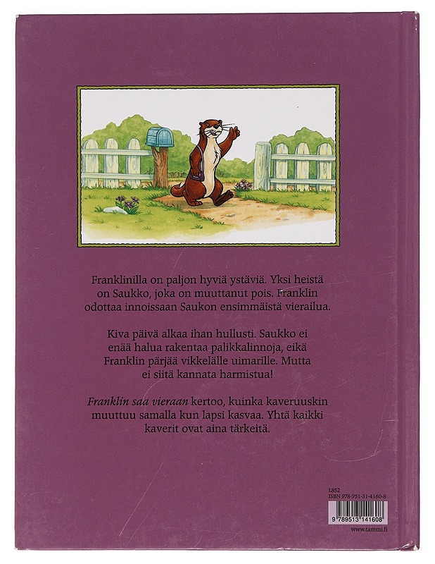 Franklin saa vieraan - Jennings, Sharon - Lastenkirjat - 10105468888 - 1
