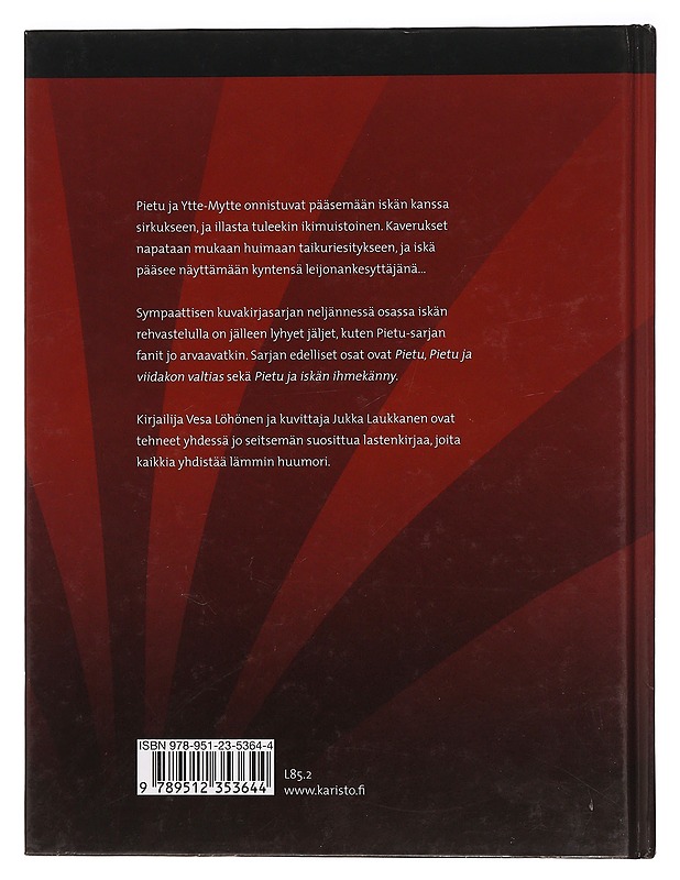 Pietu ja sirkustähti - Löhönen, Vesa - Lastenkirjat - 10105468911 - 1